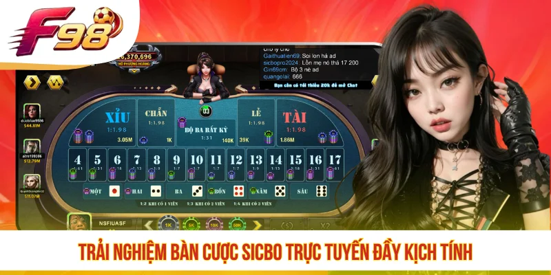Trải nghiệm bàn cược Sicbo trực tuyến đầy kịch tính